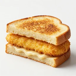 Deep fried grilled cheese sandwich.