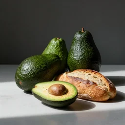 still life by willem claesz heda, avocados, bread