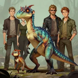 portrait of the Dimorphodon monkey delver by artgerm and Craig Mullins, James Jean, Andrey Ryabovichev, Mark Simonetti and Peter Morbacher 16k