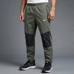 Medium shot of Erolson Hugh wearing Nike ACG+Acronym P31-DS Pants in the style of greg rutkowski