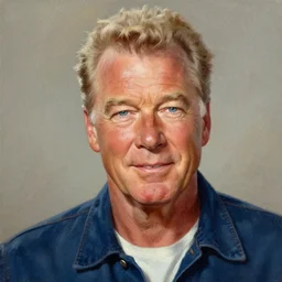 john wayne, painting