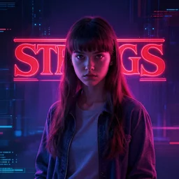 let me steal this moment from you now,, stranger things, cyberwave, vector graphics, cinematic, photorealistic, artstation, highly detailed, volumetric lighting