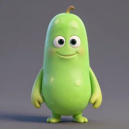 bean ( disenchantment ), portrait, octane render, by pixar
