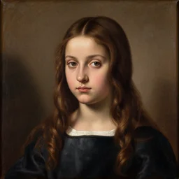 A decent young girl portrait by El Greco.