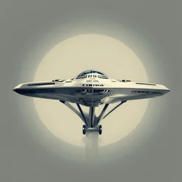 design only, symmetry, starship enterprise, muted colors, by jean - baptiste monge