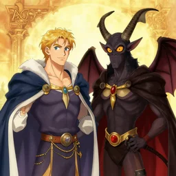gabriel and beelzebub fanart