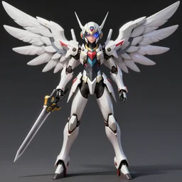 magical girl mecha (futuristic jet armor and wings) with a heart visor helmet by symphogear, full body character portrait, goth, trending on Artstation, WLOP, highly detailed, digital painting, pixiv, concept art, sharp focus, illustration, art by Greg Rutkowski