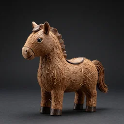 coconuts in the shape of a horse