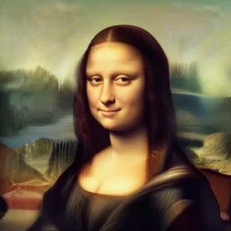 photo of real life person who looks kinda like the ( mona lisa )