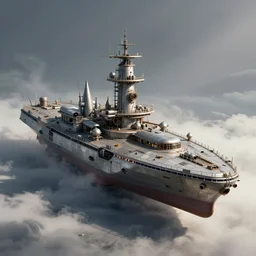 Concept art for an industrial mining ship