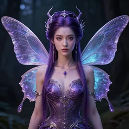 portrait of fairy, fantasy, rule of thirds, intricate, ultra violet highlights, octane render, detailed, beautiful, unreal engine, symmetrical!!, loreal, maybelline, sephora, loreal, artstation, art by karol bak, art by artgerm, rossdraws, cinematic, concept art, filmic, vsco