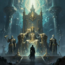 gods of the deep, throne worlds, ascendent plane, art by ismail inceoglu and greg rutkowski
