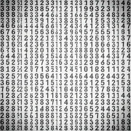 abstract background made with numbers