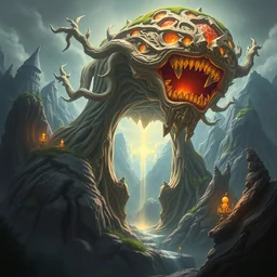 yggdrasil. highly detailed digital painting. artstation. 8 k.