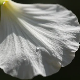 macro photo of a white flower petal