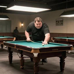 fat chuck makes a bankshot