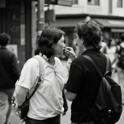 Candid Street Photography. Kosmo Foto Mono 100
