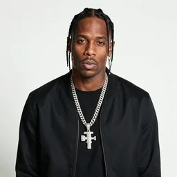 Portrait of Travis Scott by Lilia Alvarado