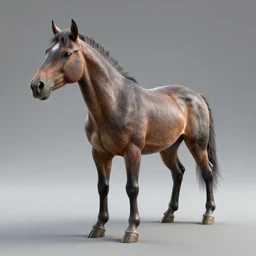 horsantula hyper realistic render photorealistic