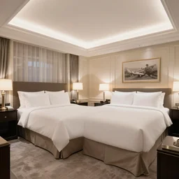 A room at a 5 star hotel in London