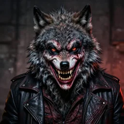 werewolf lycanthrope monster makeup grinning grimpunk vile reprobate jason statham portrait portrait Wolfman Wolfman Fenrir with tombow jonas de ro odd nerdrum greg rutkowski frank frazetta alexandre briclot Dave Dorman splatterpaint