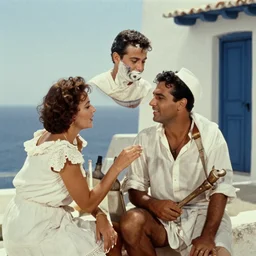 a film still from zorba the greek ( 1 9 6 8 )