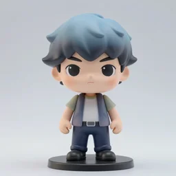 James Jean isolated anime style vinyl figure, product photography, high detail, ethereal lighting - H 640