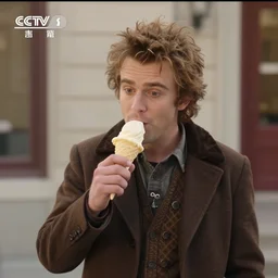 cctv footage of snufkin eating ice cream