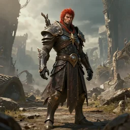 mmo npc, unreal engine 5, digital art, fantasy apocalypse, 4 k,