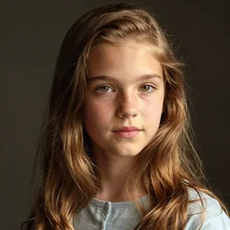 a portrait photo of a swedish girl by Annie Liebovitz