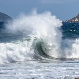 a huge tsunami wave hits bergen, realistic, hdr, clear image, hdd, dynamic lighting, rtx on, clear image,