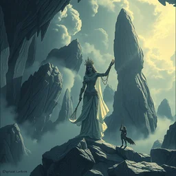 the goddess of life, dynamic lighting, cinematic, establishing shot, extremely high detail, photo realistic, cinematic lighting, pen and ink, intricate line drawings, post processed, concept art, artstation, matte painting, style by raphael lacoste, eddie mendoza