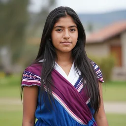 photo of young peruvian woman by lara jade