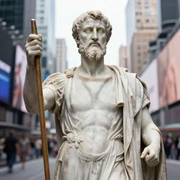 The Betrayal of Julius Caesar in New York Times Square