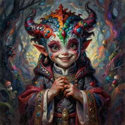 trending art. amazing detailed intricate photorealistic painting of a priest. disturbing, twisted, dark, evil. vibrant colors. cute, lovely, funny.