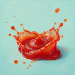 a splash of ketchup, abts tomma painting