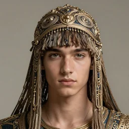 portrait young jaden smith as ancient libu, fringe haircut, intricate, elegant, highly detailed, digital painting, artstation, concept art, smooth, sharp focus, illustration, orientalism, bouguereau, rutkowski, mucha