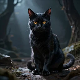 evil cat inspired by abzu