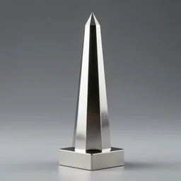 a tall reflective very symmetrical polyhedral 3 d printed steel engineering trophy on a dark purple backdrop in a medieval themed castle in golden afternoon light, professional food photography