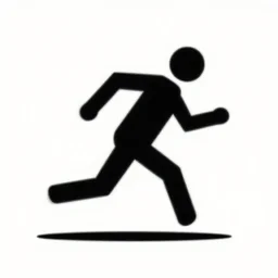 symbol vector art, icon for running