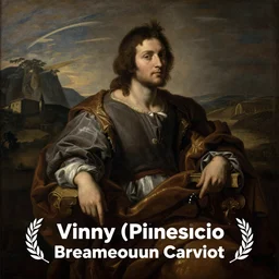 vinny from vinesauce, art by caravaggio