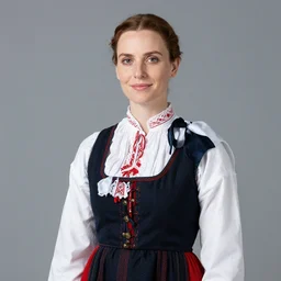 Breton Jennifer Connelly wearing traditional Breton clothes, realistic, photo studio, HDR, 8k, trending on artstation
