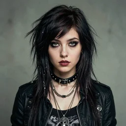 a portrait of a pretty sewer punk young lady by greg rutkowski