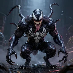venom symbiote by h. r. giger.