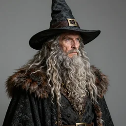extremely realistic portrait of a real life panter king with a very long fur and a wizard hat, fantasy, trending on artstation, heroic pose, highly detailed, profile picture,  8k