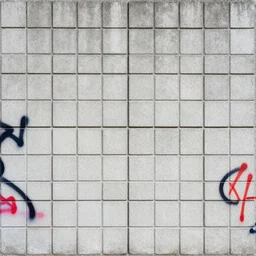 a tileable texture image, photograph of concrete with graffiti