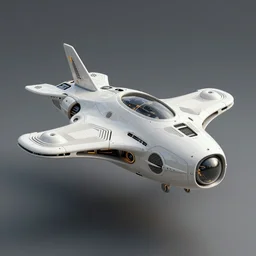 bioceramic futuristic flying vehicle with generative design structure, biopunk, high detail, photorealism, full length view, concept art, octane render, 8 k