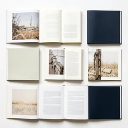 flatlay book collection