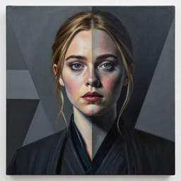Elle Fanning in Star Wars picture by Sachin Teng, asymmetrical, dark vibes, Realistic Painting , Organic painting, Matte Painting, geometric shapes, hard edges, graffiti, street art:2 by Sachin Teng:4