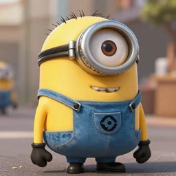 ultra realistic and intricate detailed photograph of a Minion, hyperrealistic, detailed, depth of field, High definition, 8k, depth of field, octane render, artstation